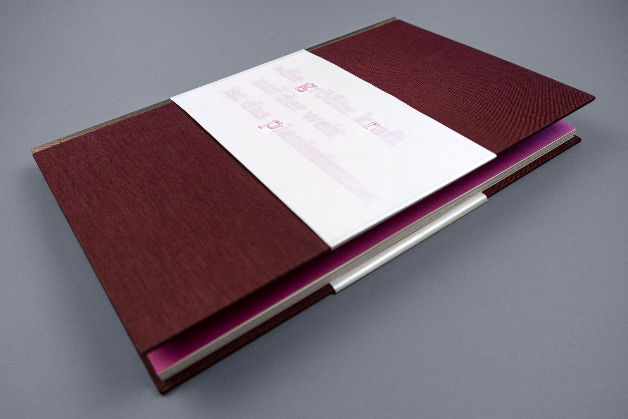 Buchumschlag mit Banderole, Festschrift zu Ehren Rudolf Paulus Gorbach, Typografische Gesellschaft München