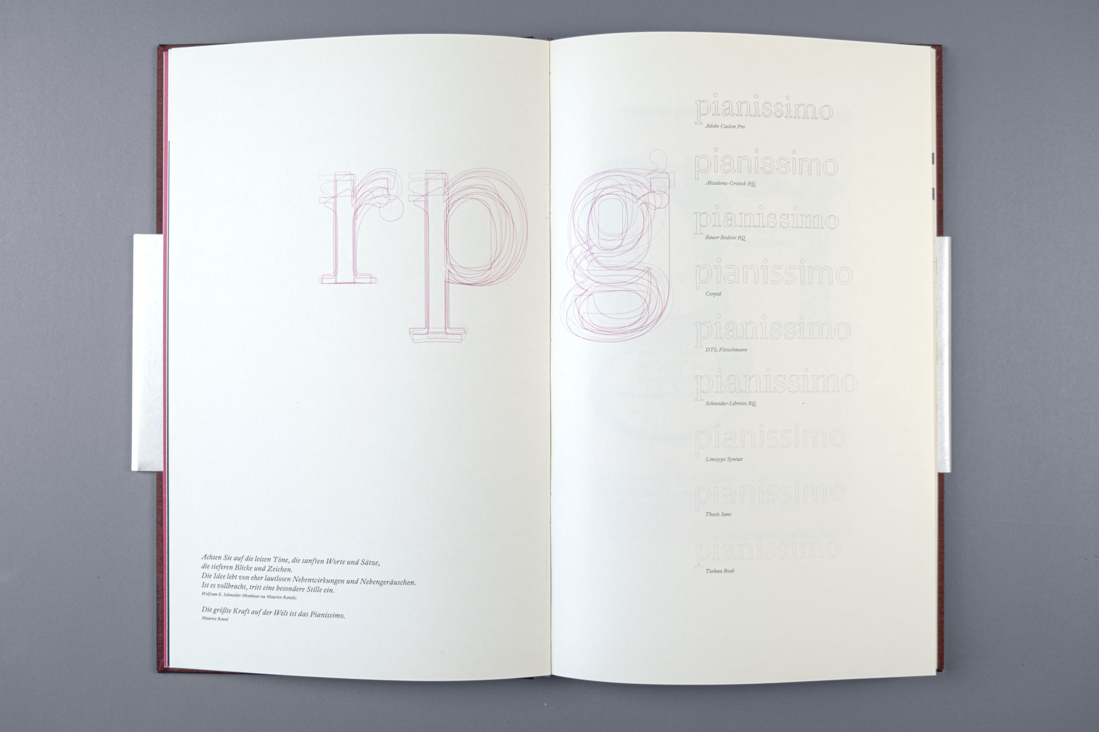 Buchumschlag, Doppelseite, Festschrift zu Ehren Rudolf Paulus Gorbach, Typografische Gesellschaft München