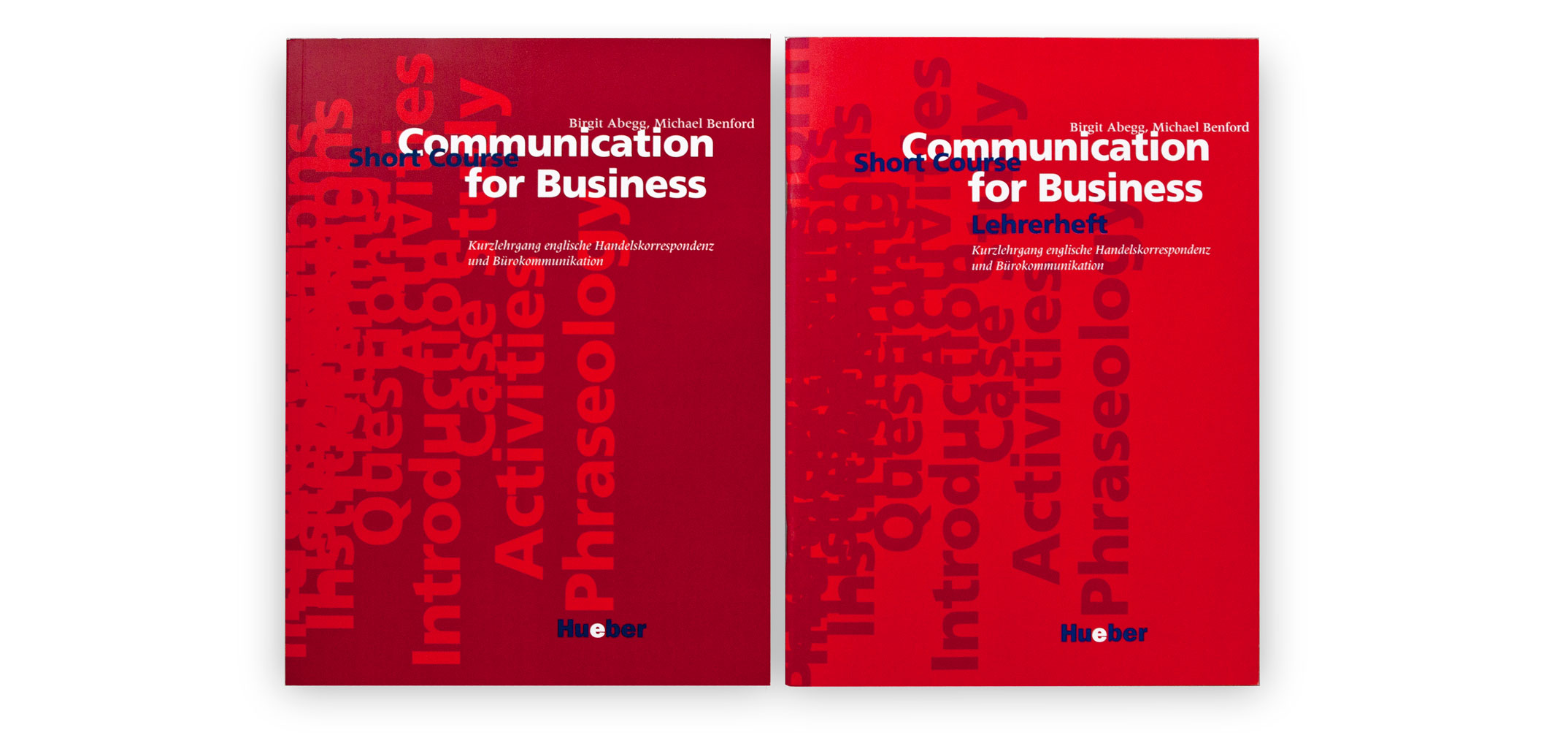Buchumschlag Short Course Lehrbuch und Lehrerheft, Lehrwerksreihe Communication for Business, Hueber Verlag