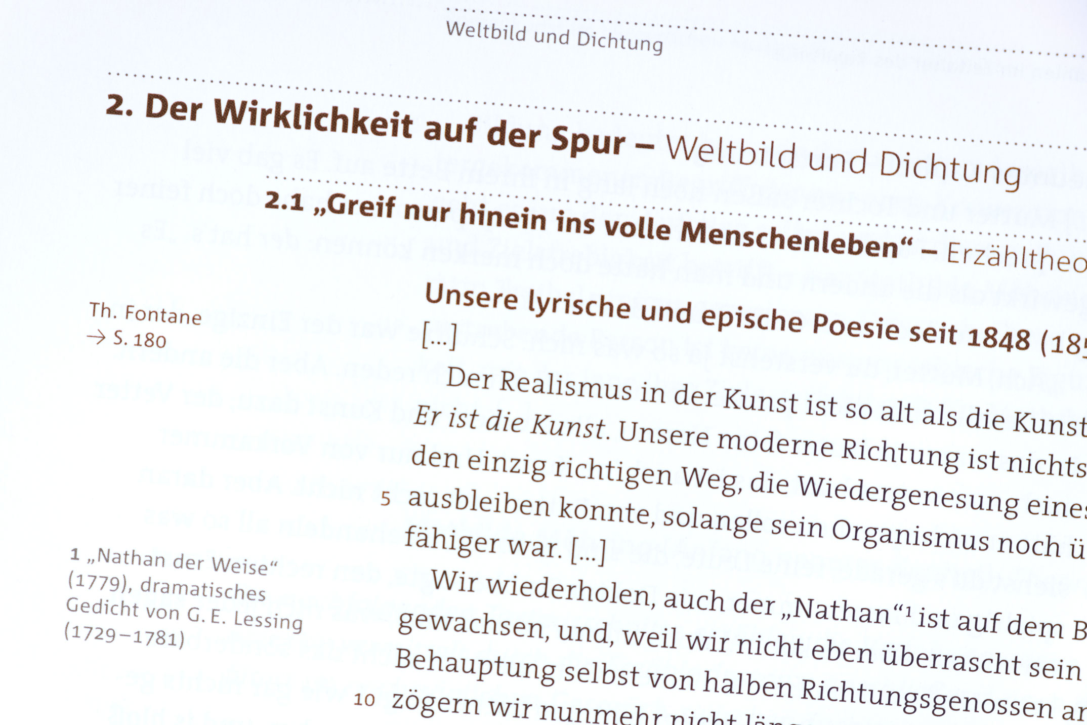 Didaktische Buchgestaltung, Typografie, Lehrwerk Deutsch Oberstufe, Jahrgangsstufe 11, Oldenbourg Verlag München