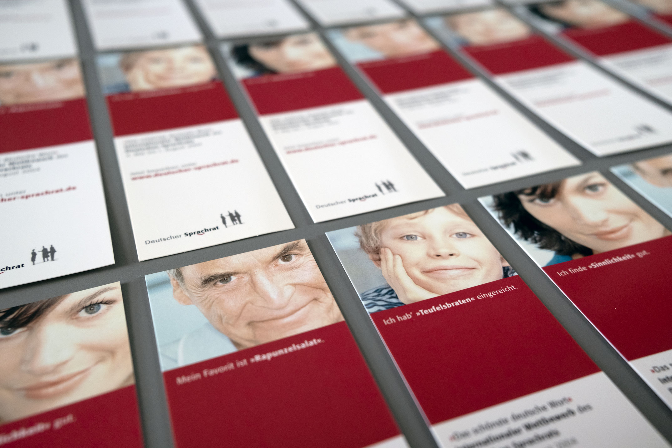 Lesezeichen, Werbekampagne, Das schönste deutsche Wort, Goethe Institut