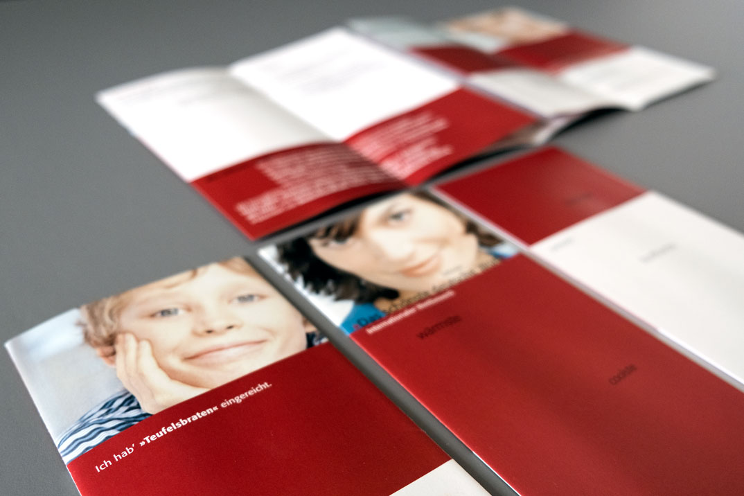 Faltblatt Innenseiten, Werbekampagne, Das schönste deutsche Wort, Goethe Institut