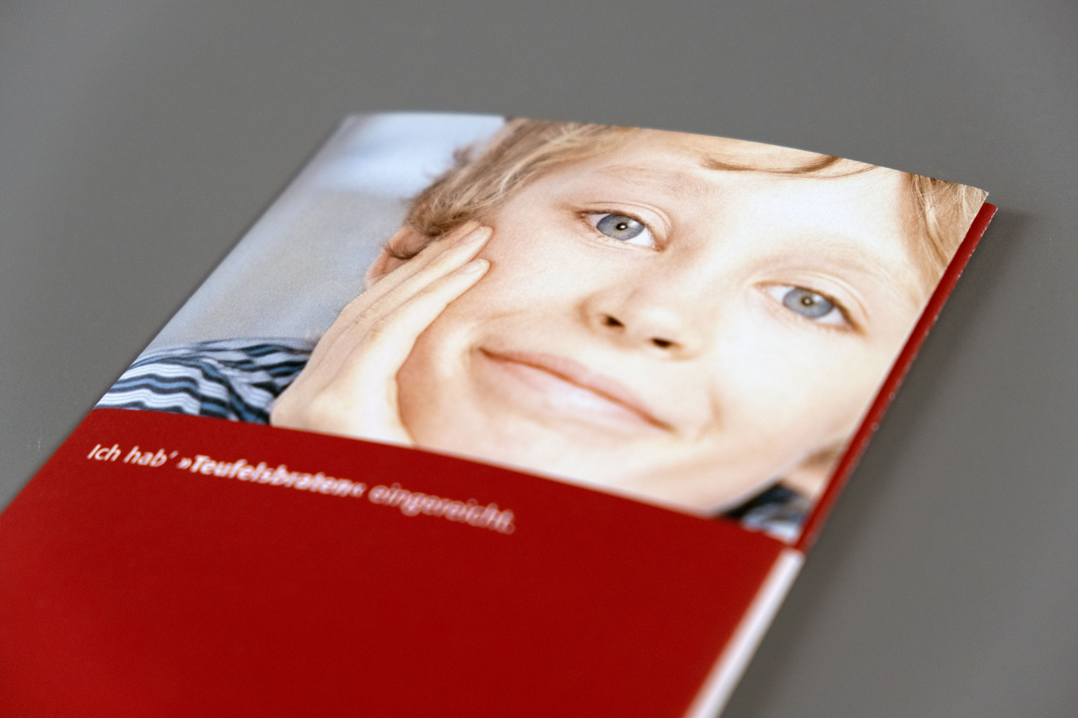 Faltblatt, Werbekampagne, Das schönste deutsche Wort, Goethe Institut