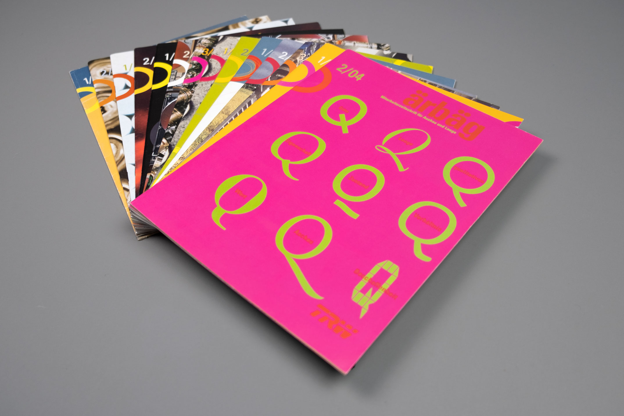 Titelblätter, Mitarbeiterzeitschrift ärbäg, TRW