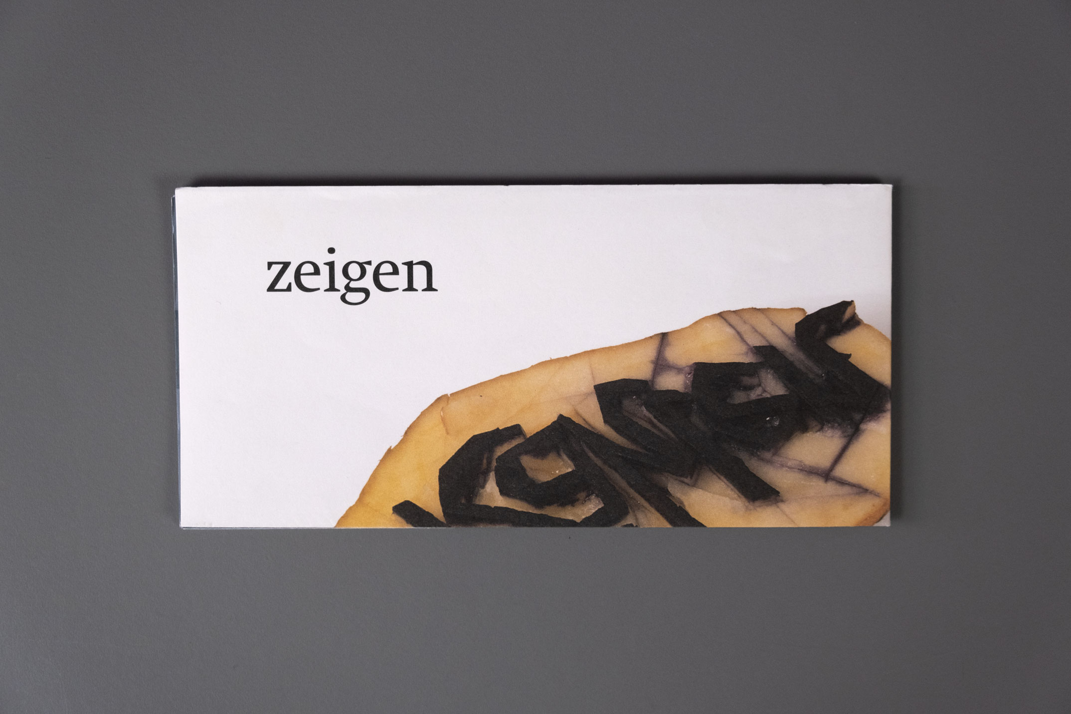 Titelblatt der Veranstaltungen, Jahresthema: Spannungsfeld analog-digital, Typografische Gesellschaft München