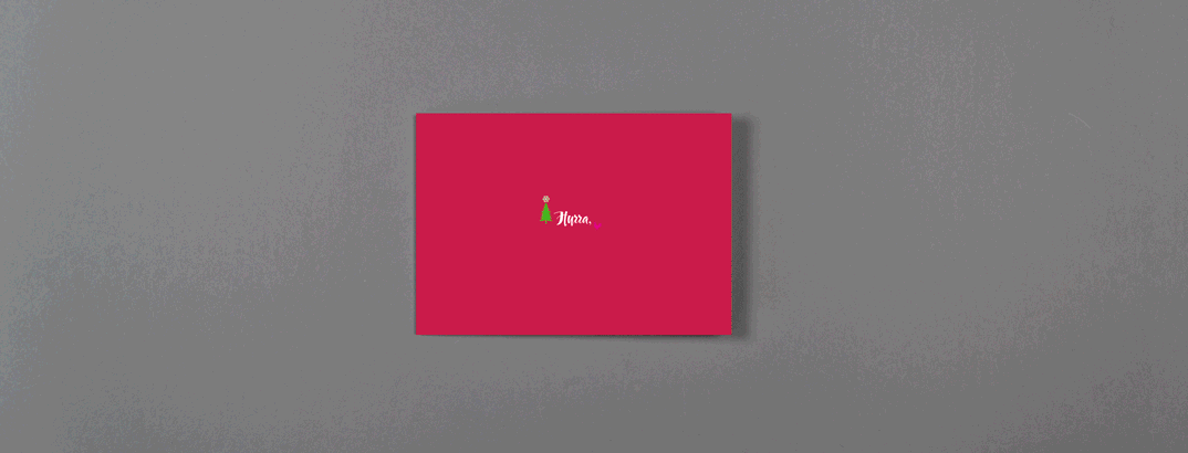 Weihnachtskarte privat