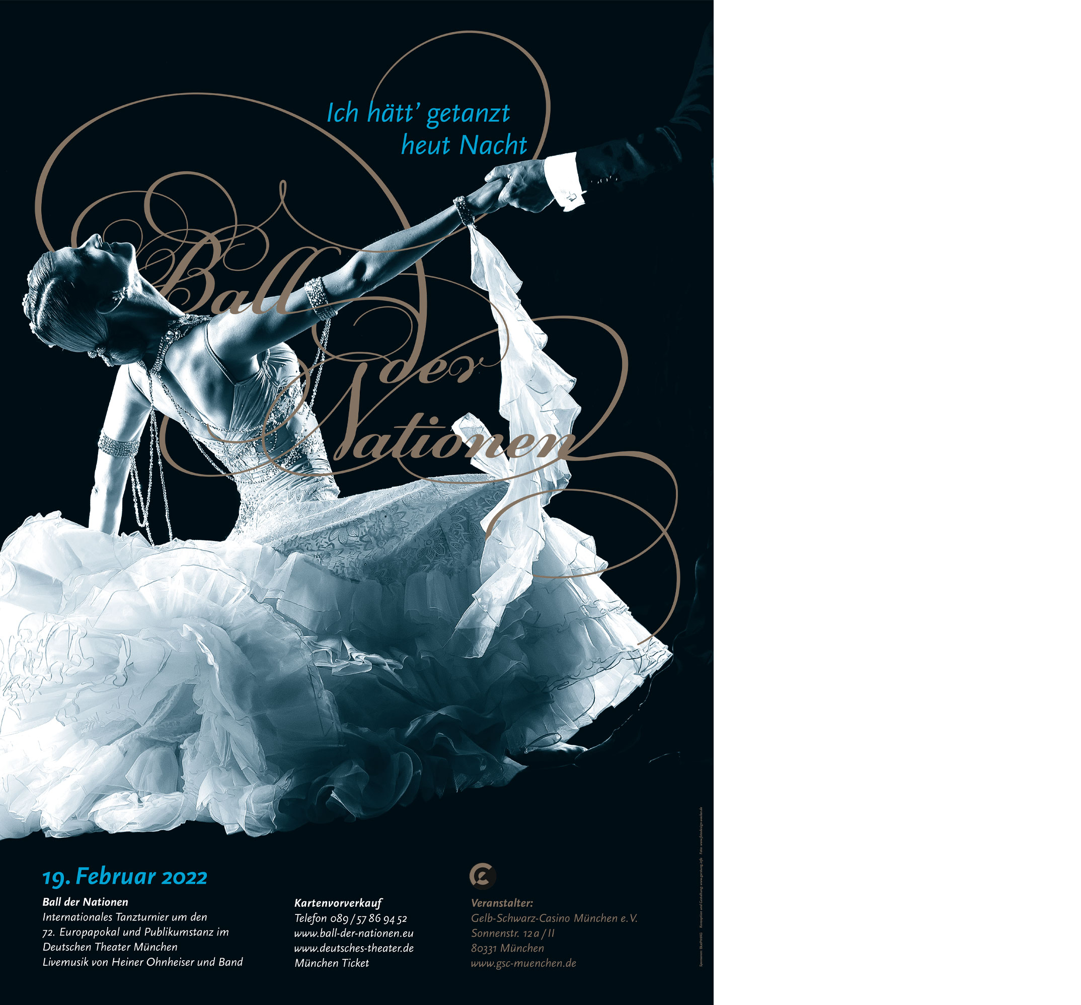 Plakat 2020 – Corporate Design »Ball der Nationen«