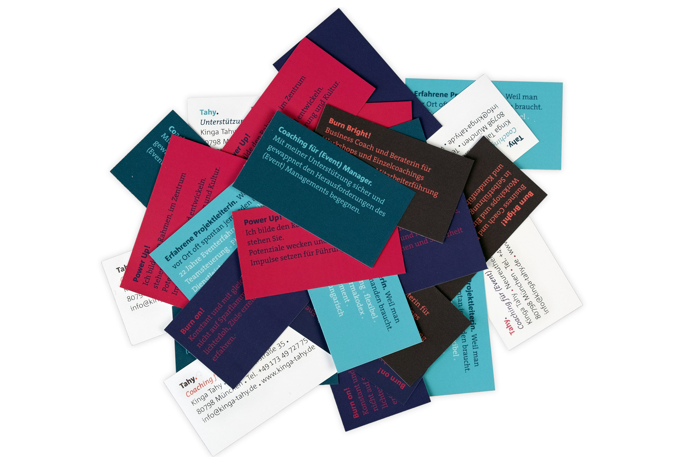 Visitenkarten – Corporate Design Kinga Tahy Coaching